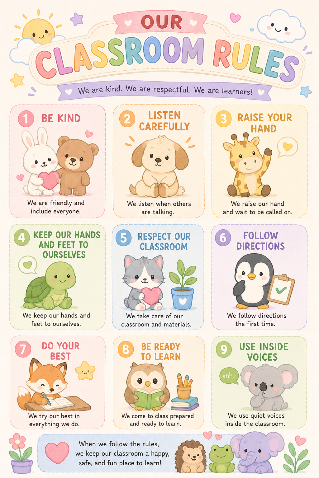 Preview of Classroom Rules